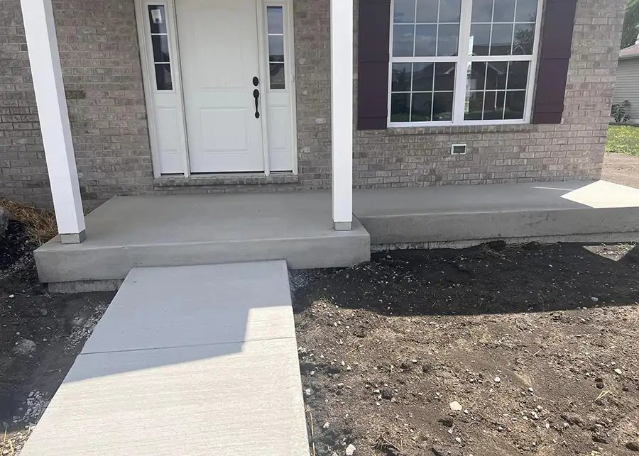Armstrong Flatwork - Chesterfield, MO concrete front entrance
